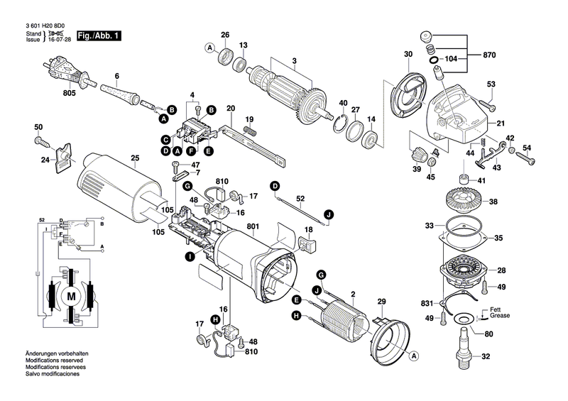 New Genuine Bosch 16058065G9 Gear Housing