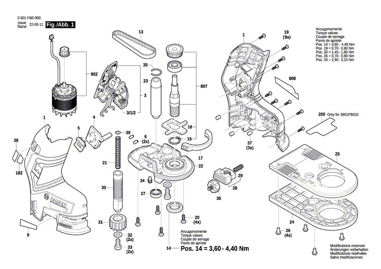 New Genuine Bosch 16058065M2 Housing