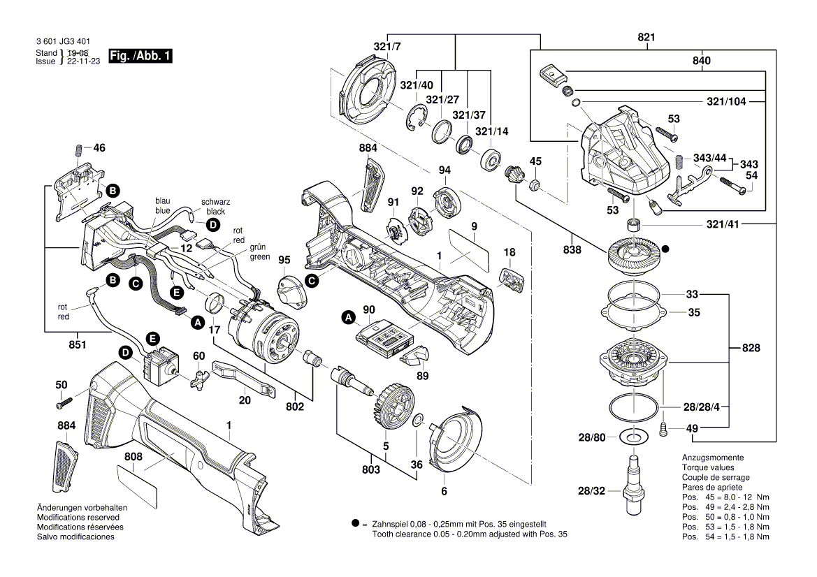 New Genuine Bosch 16058065S3 Gear Housing