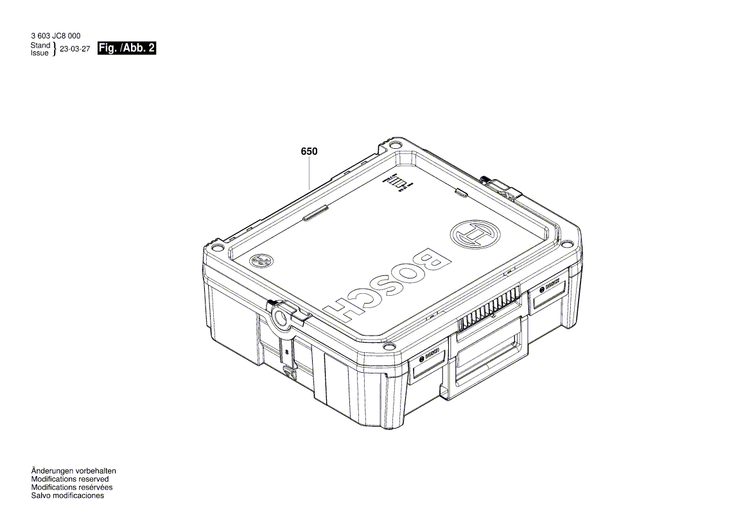 New Genuine Bosch 16058065VR Housing