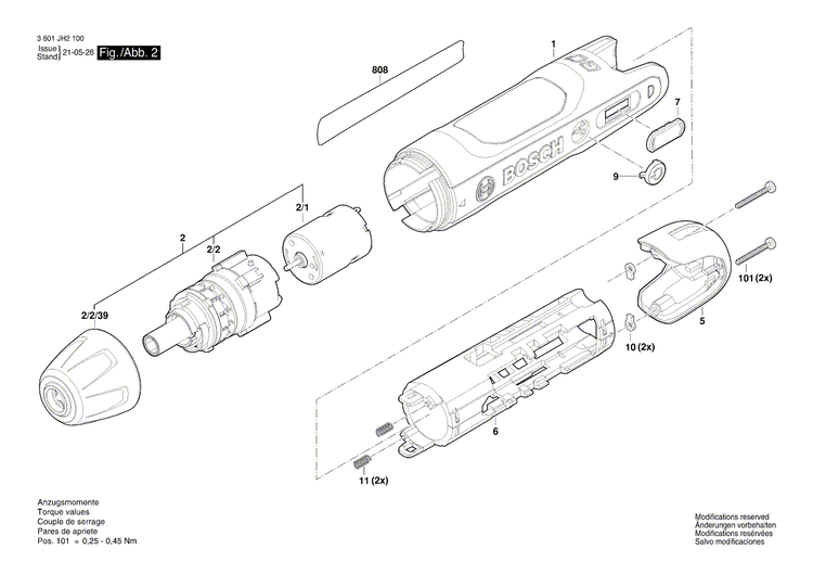 New Genuine Bosch 16058065W7 Housing