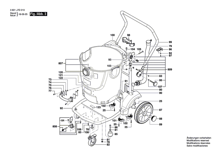New Genuine Bosch 16058065WJ Housing