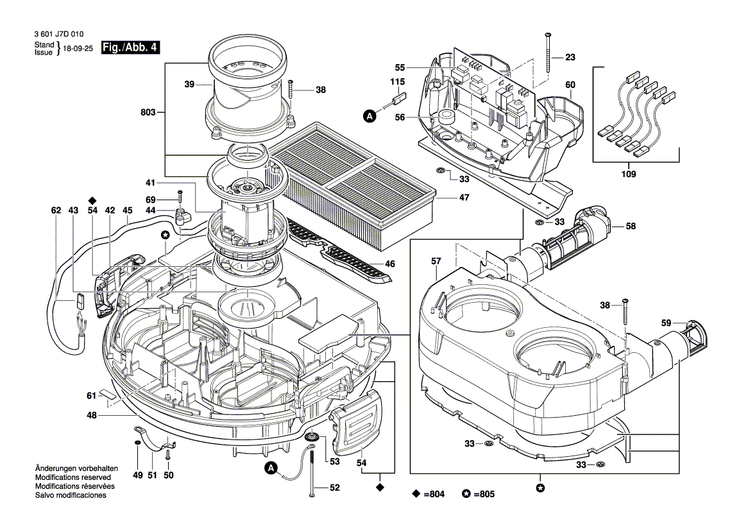 New Genuine Bosch 16058065WJ Housing