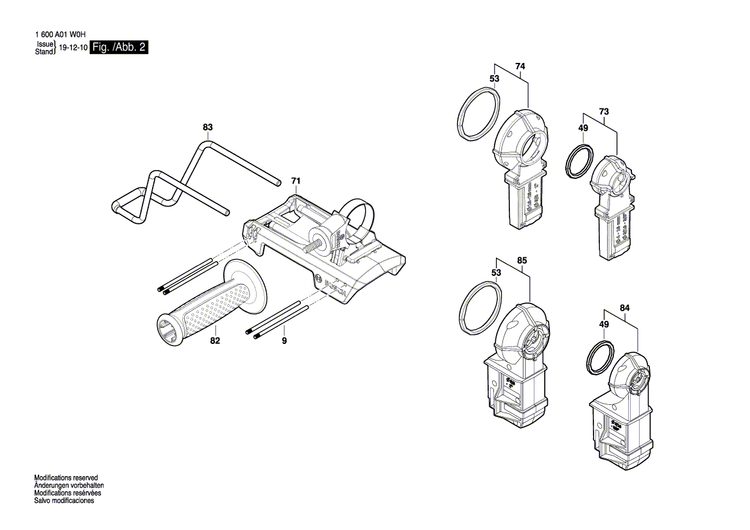 New Genuine Bosch 16058065WT Housing