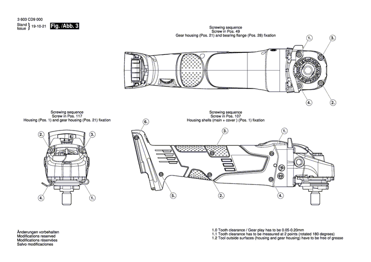 New Genuine Bosch 160580661M Housing