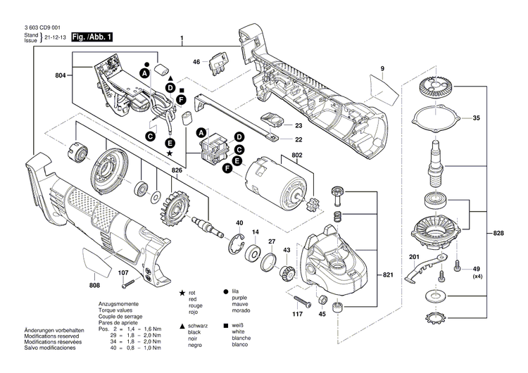 New Genuine Bosch 160580666A Gear Housing