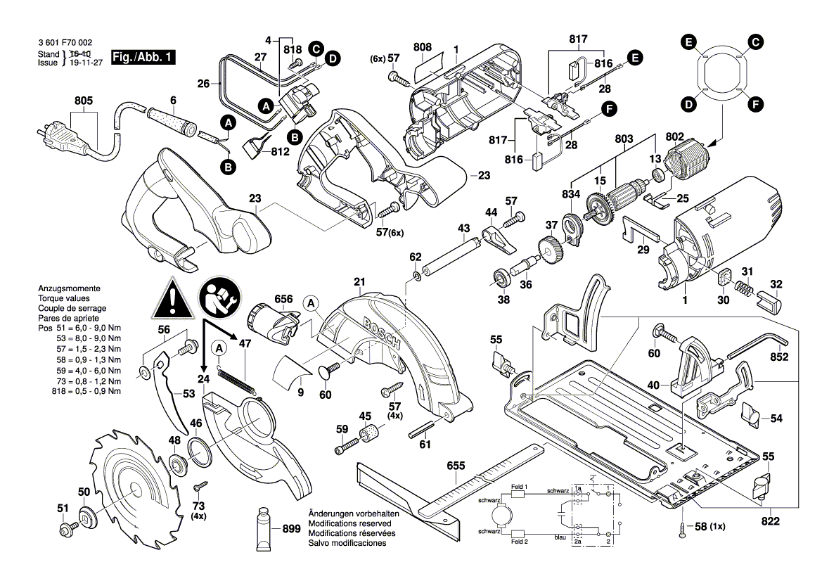 New Genuine Bosch 1605808070 Bearing Bracket