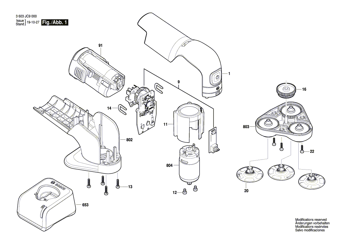 New Genuine Bosch 1605A000P8 Electronic Assembly