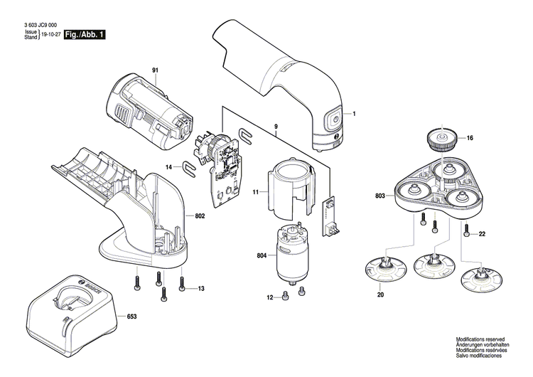 New Genuine Bosch 1605A000P9 Housing