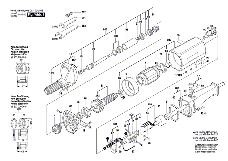 New Genuine Bosch 1606330009 Cylindrical Gear
