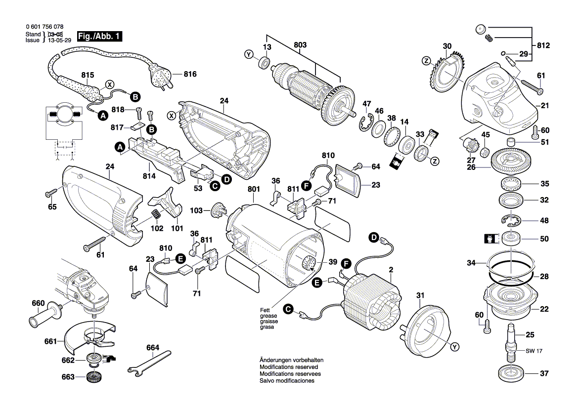 New Genuine Bosch 1606333265 Bevel Gear