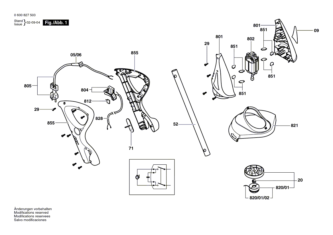 New Genuine Bosch 1606610138 Cutting line cartridge