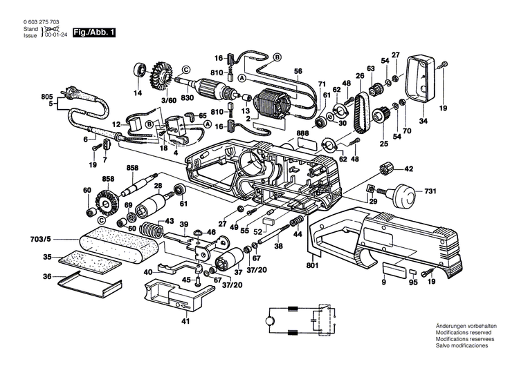 New Genuine Bosch 1606625032 Roller