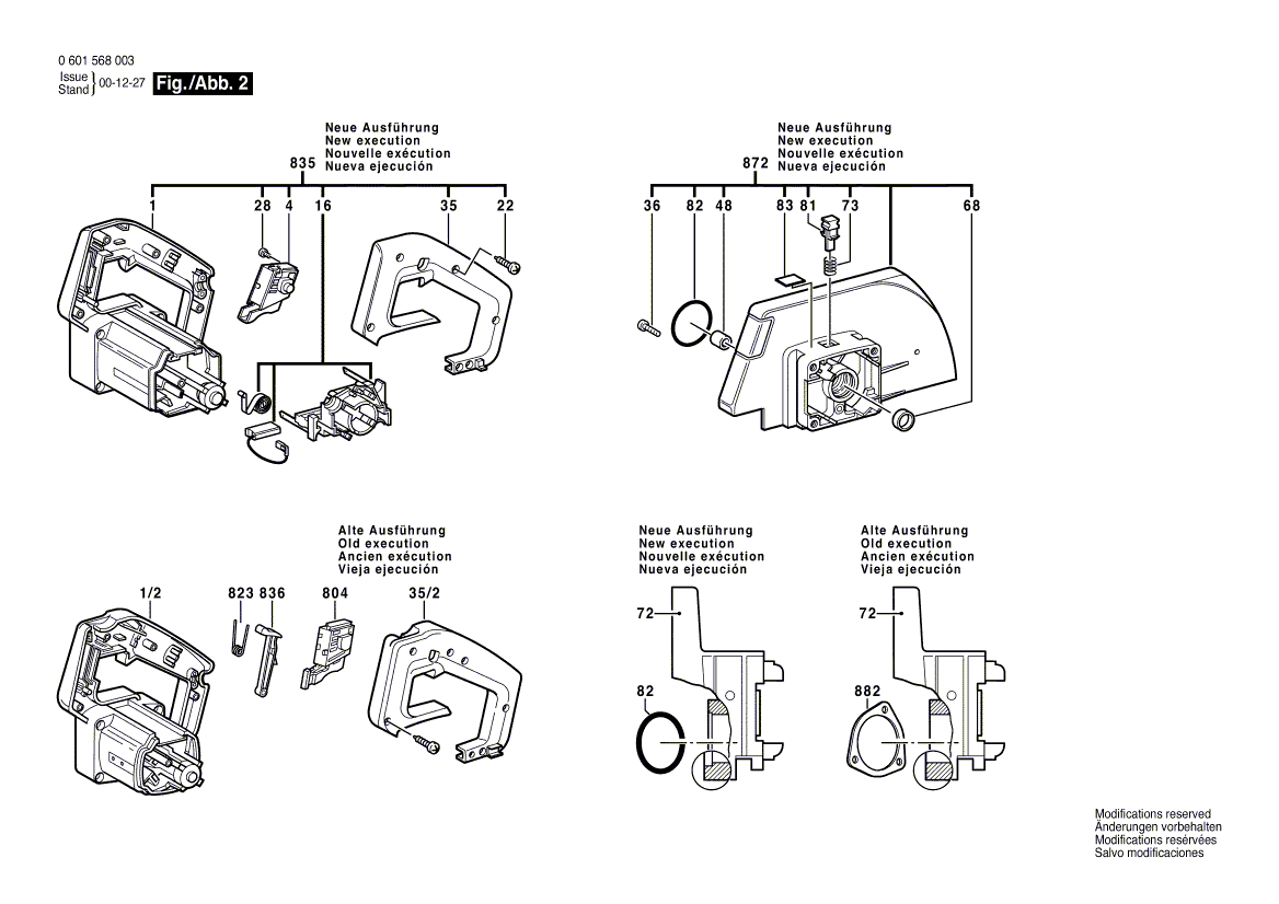 New Genuine Bosch 1607000205 Parts Set