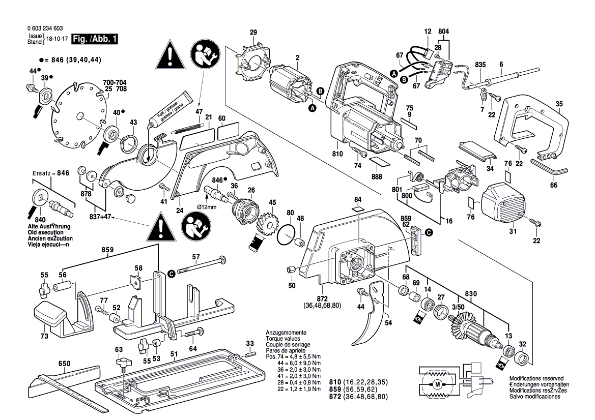 New Genuine Bosch 1607000225 Parts Set