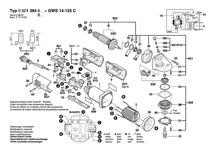 New Genuine Bosch 1607000281 Speed governor