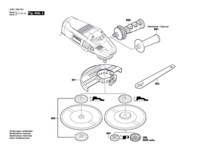 New Genuine Bosch 1607000328 Tensioner Parts Set