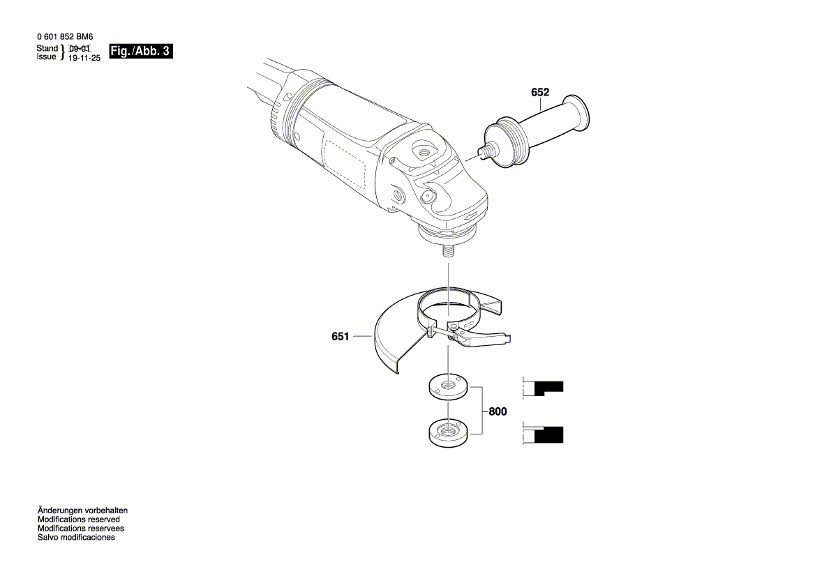 New Genuine Bosch 1607000380 Parts Set