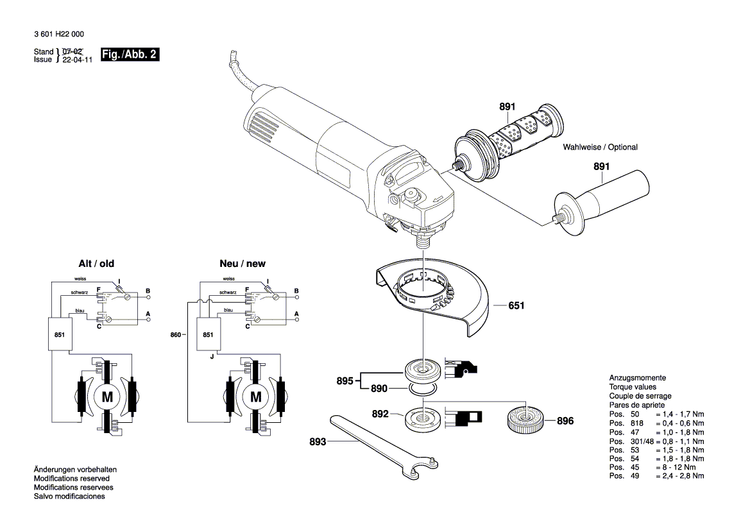 New Genuine Bosch 1607000395 Field