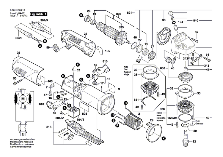 New Genuine Bosch 1607000436 Switch-Pawl