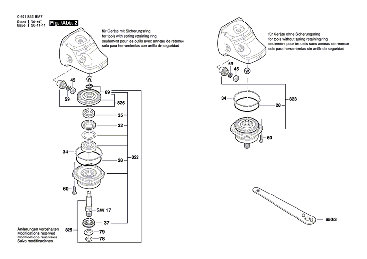 New Genuine Bosch 1607000704 On-Off Switch