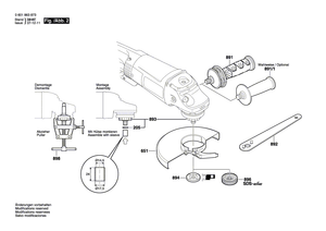 New Genuine Bosch 1607000733 Bearing Flange