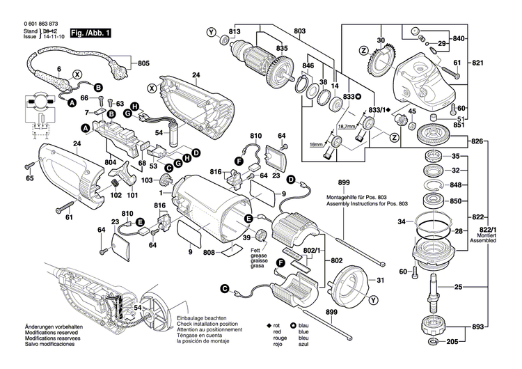 New Genuine Bosch 1607000733 Bearing Flange