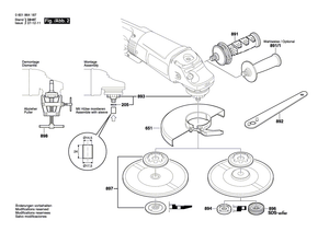 New Genuine Bosch 1607000734 Bearing Flange