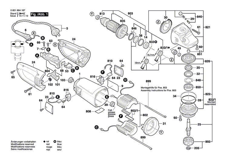New Genuine Bosch 1607000734 Bearing Flange