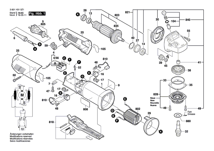 New Genuine Bosch 1607000744 Switch-Pawl