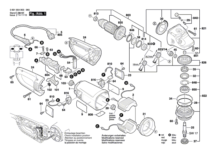 New Genuine Bosch 1607000970 Switch