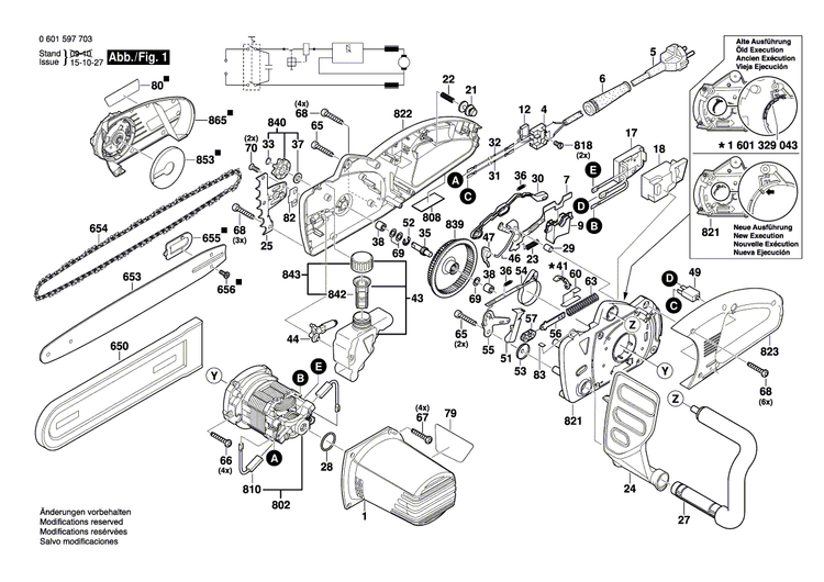 New Genuine Bosch 1607000A87 Housing Section