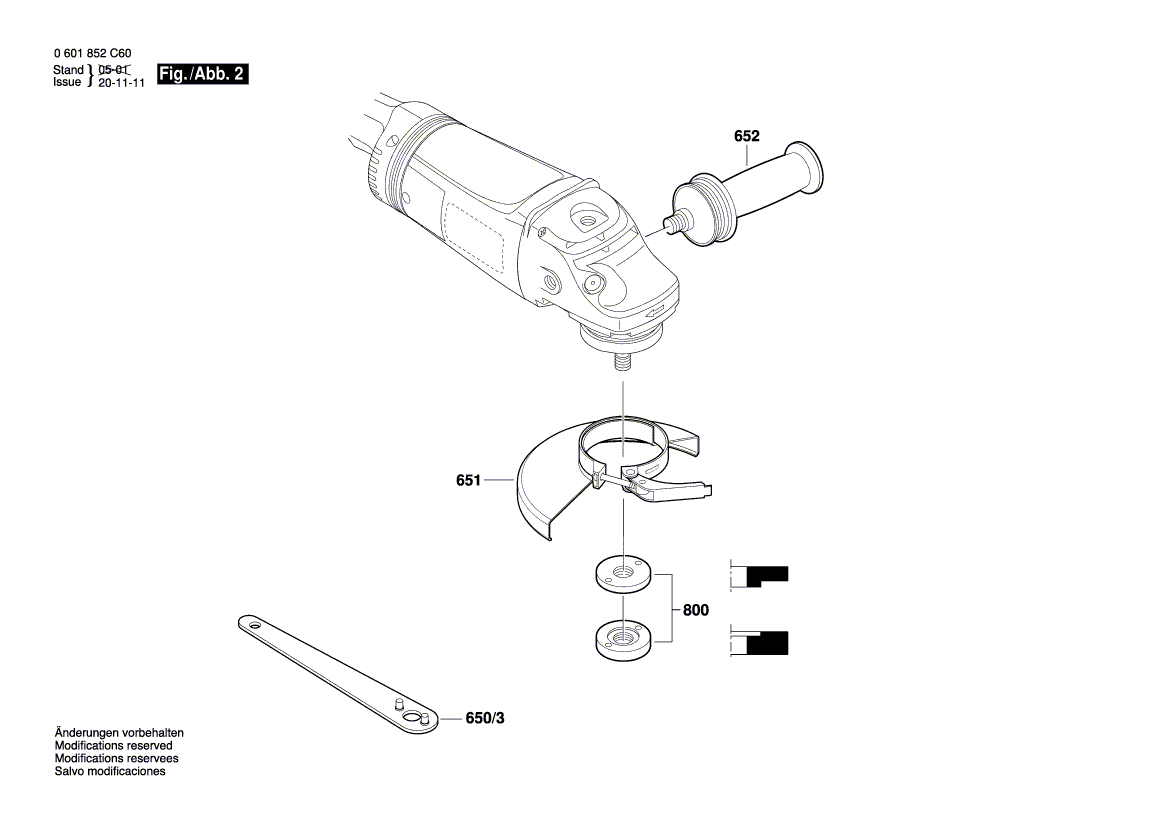 New Genuine Bosch 1607000C04 Bearing Flange