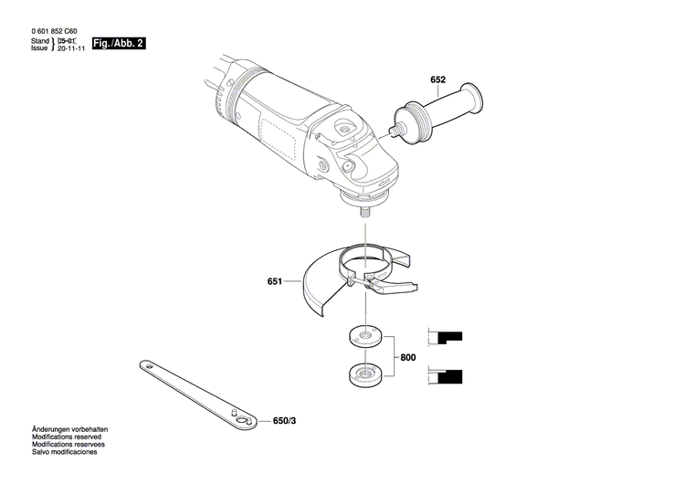 New Genuine Bosch 1607000C04 Bearing Flange