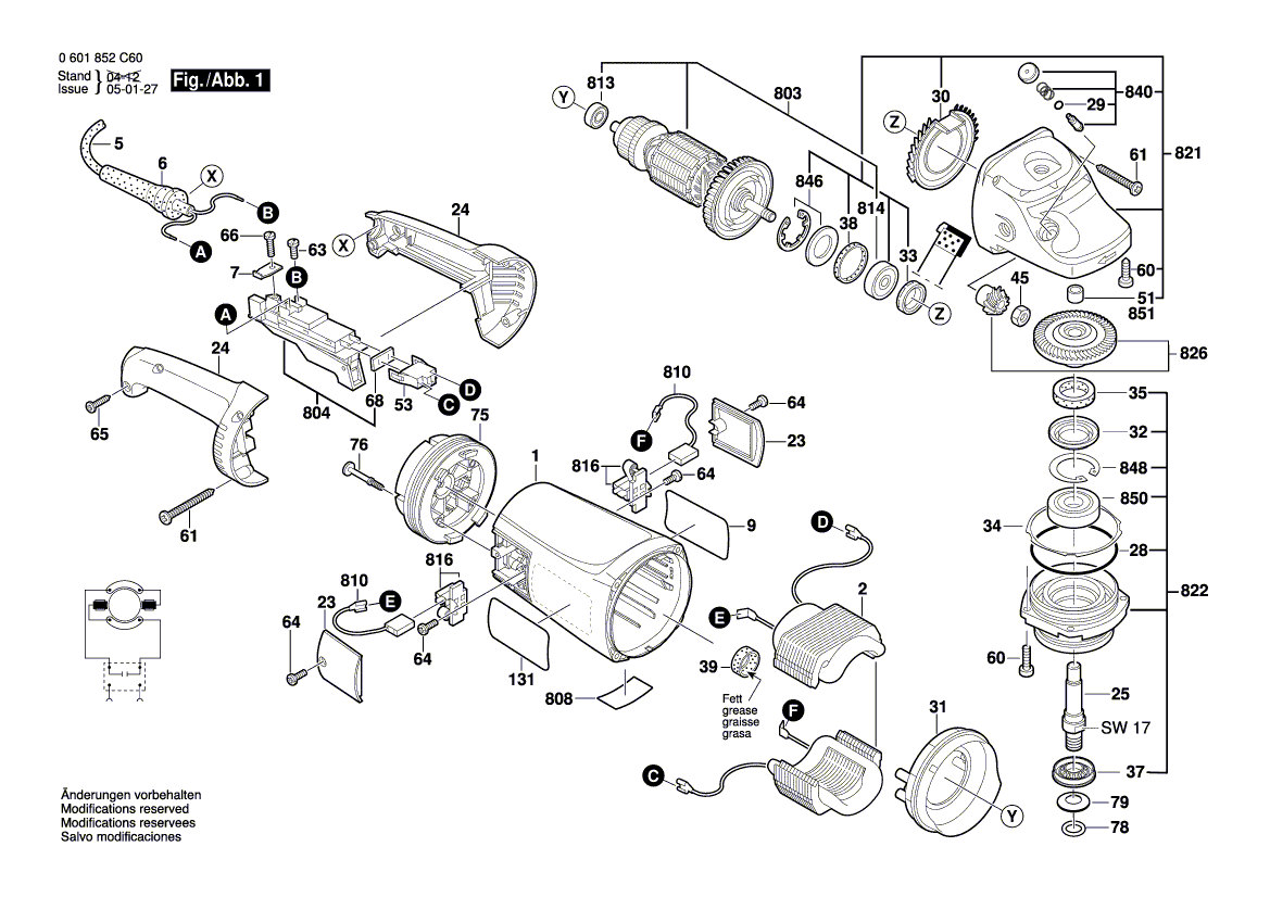 New Genuine Bosch 1607000C04 Bearing Flange