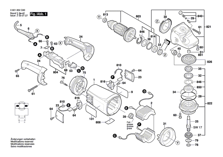 New Genuine Bosch 1607000C04 Bearing Flange