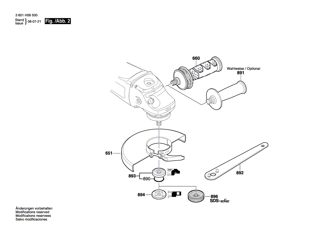 New Genuine Bosch 1607000C24 Bearing Flange