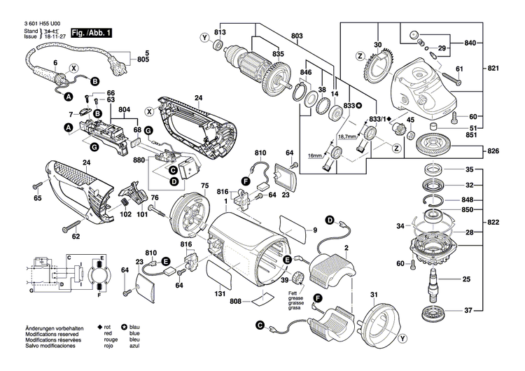 New Genuine Bosch 1607000C26 Bearing Flange
