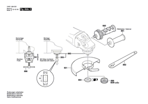 New Genuine Bosch 1607000C3D Bearing Flange
