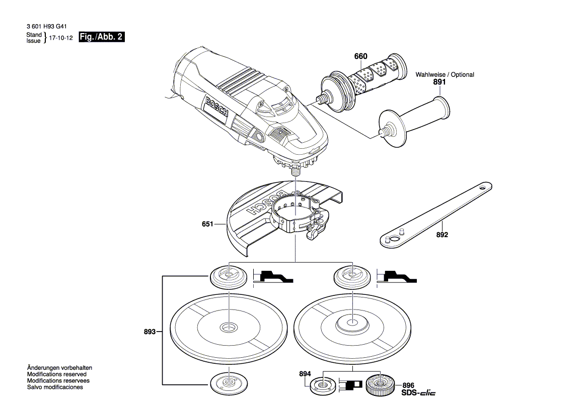New Genuine Bosch 1607000C4N Assembly