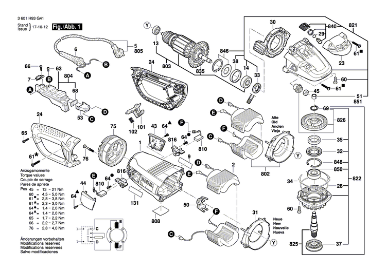 New Genuine Bosch 1607000C4N Assembly