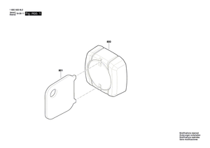 New Genuine Bosch 1607000CD4 transmitter