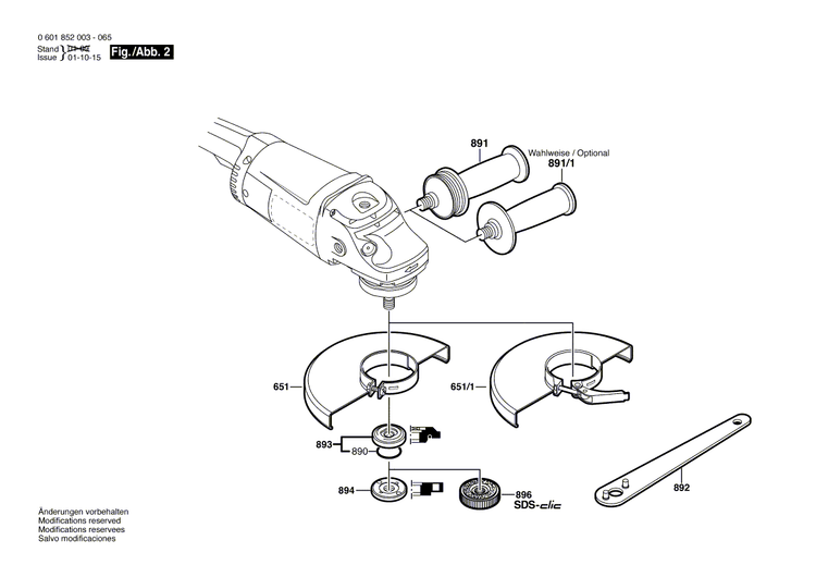 New Genuine Bosch 1607000CV1 Bevel Gear Set