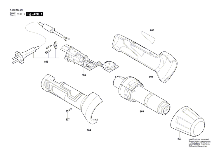 New Genuine Bosch 1607000D03 Protective Tube