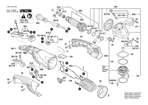 New Genuine Bosch 1607000D1F Gear Housing