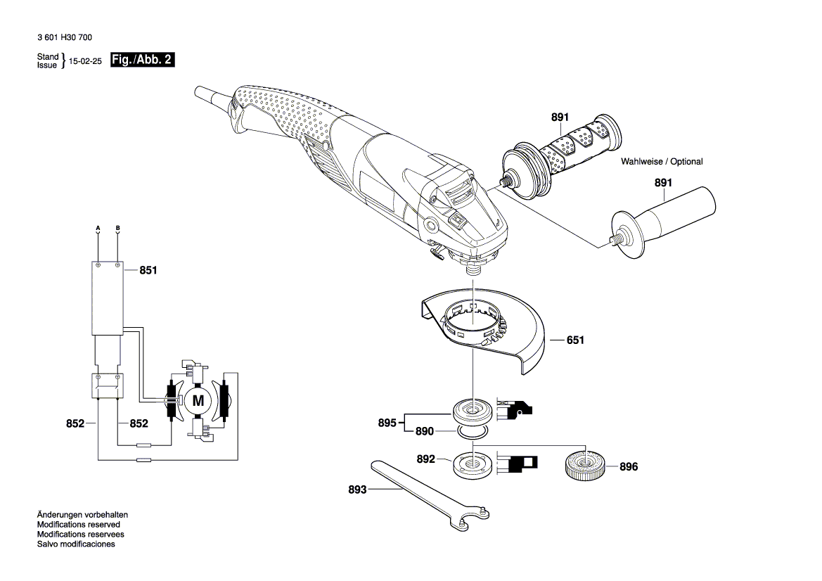 New Genuine Bosch 1607000D50 Gear Unit