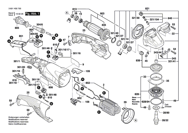New Genuine Bosch 1607000D50 Gear Unit