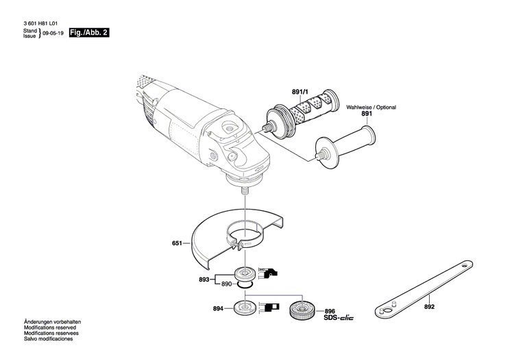New Genuine Bosch 1607000D58 Bearing Flange