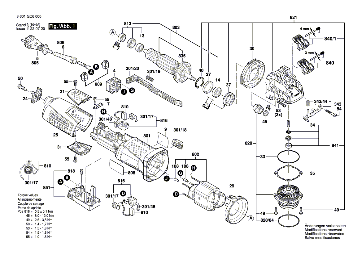New Genuine Bosch 1607000D5X Parts Set