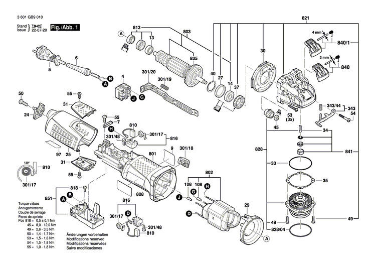 New Genuine Bosch 1607000D5Y Parts Set